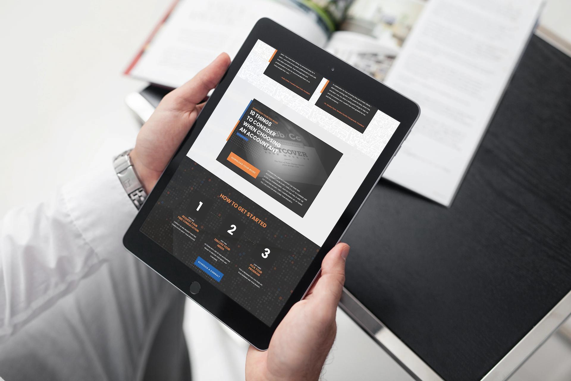 Accounting Firm Website Redesign